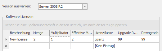 Hinterlegen von Lizenzen für Windows Server 2008R2