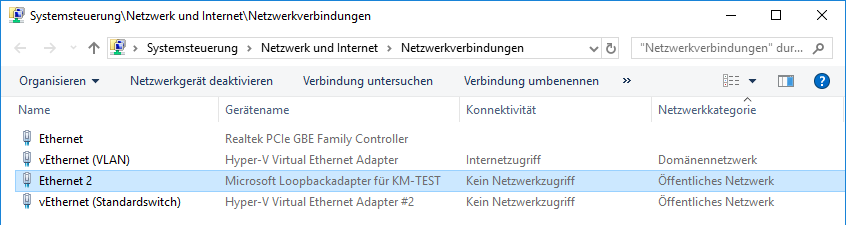 Virtueller Switch extern Virtueller Switch extern