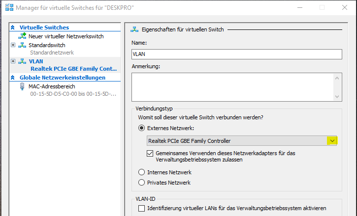 vLAN vLAN