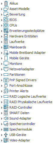 Hardware-Inventarisierung