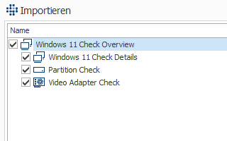 Windows 11 Prüfung Knoten Importieren