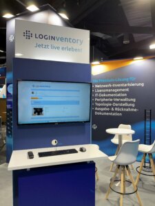 LOGINventory auf der it-sa: Foto des Stands